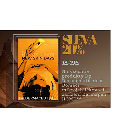 SLEVA 20% na kosmetiku Dp Dermaceuticals